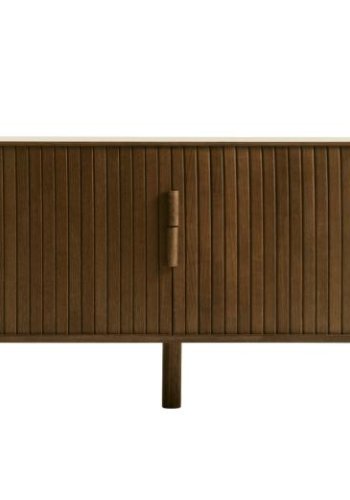 Cavo TV-bord, m. 2 skydel�ger og 2 hylder - r�gfarvet egetr�sfin�r og egetr� (160x40)