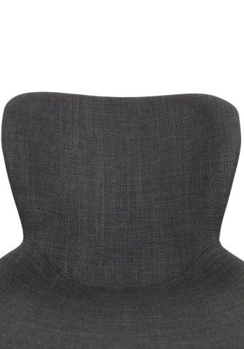 Ross spisestuestol - mrkegrtt stoff og sorte ben