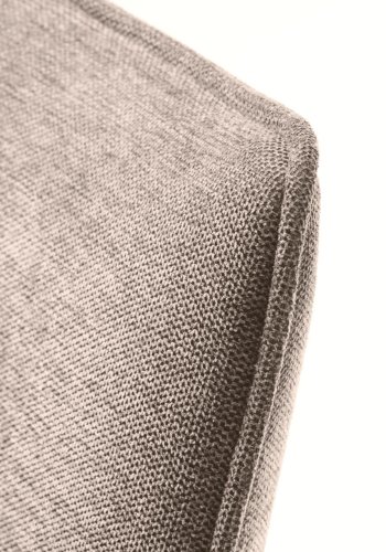 Calgary spisebordstol - ekte stoff og svarte ben