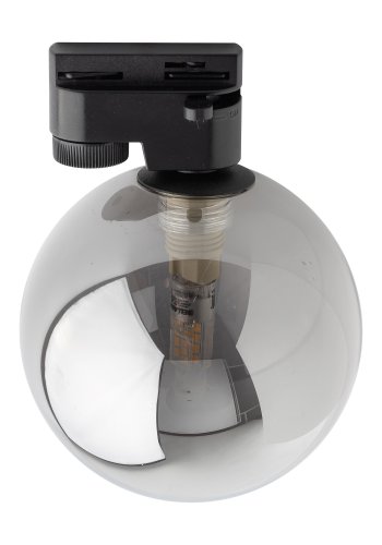 TK Tracer taklampe - grafittglass og sort metall