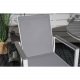 VENTURE DESIGN Parma hagesett, med salongbord og 2 stoler med armlener - hvit alu/gr tekstilene/gr aintwood