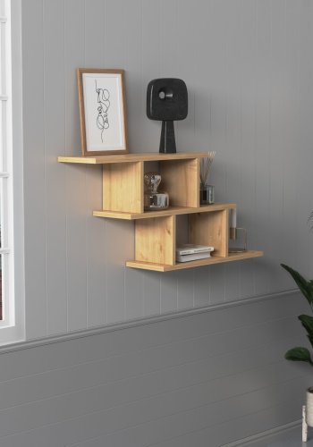 NORDVRK Funda vegghylle - naturlig melamin