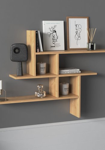 NORDVRK Germen vegghylle - naturlig melamin