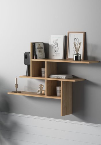 NORDVRK Germen vegghylle - naturlig melamin