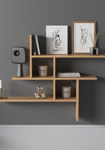 NORDVRK Germen vegghylle - naturlig melamin