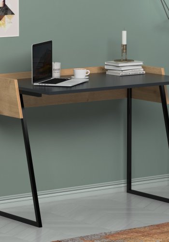 NORDVRK Rone arbeidsbord, antrasitt eik