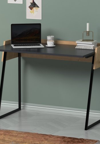 NORDVRK Rone arbeidsbord, antrasitt eik