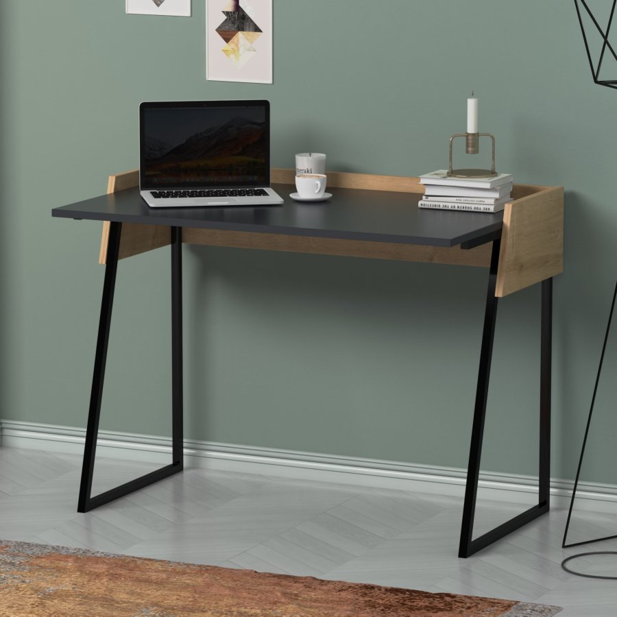 NORDVRK Rone arbeidsbord, antrasitt eik