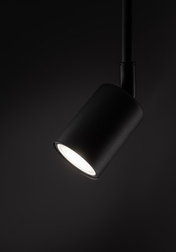 TK Tracer Lang taklampe - svart metall