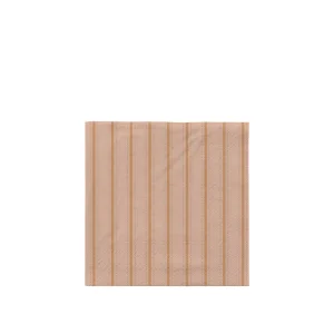 BROSTE COPENHAGEN Dolly papirserviet, kvadratisk - lyserd og cinnamon sand papir (33x33)
