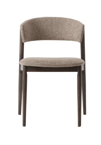 Revere spisestuestol - latte melange stoff og espresso olje