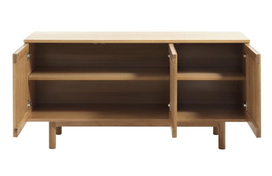 Tiber sk�nk, m. 3 l�ger og 2 hylder - natur egetr�sfin�r