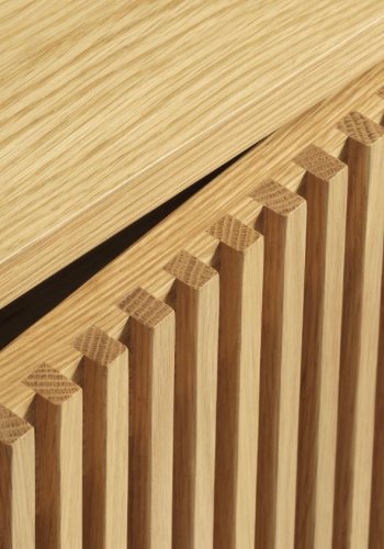 Tiber sk�nk, m. 3 l�ger og 2 hylder - natur egetr�sfin�r