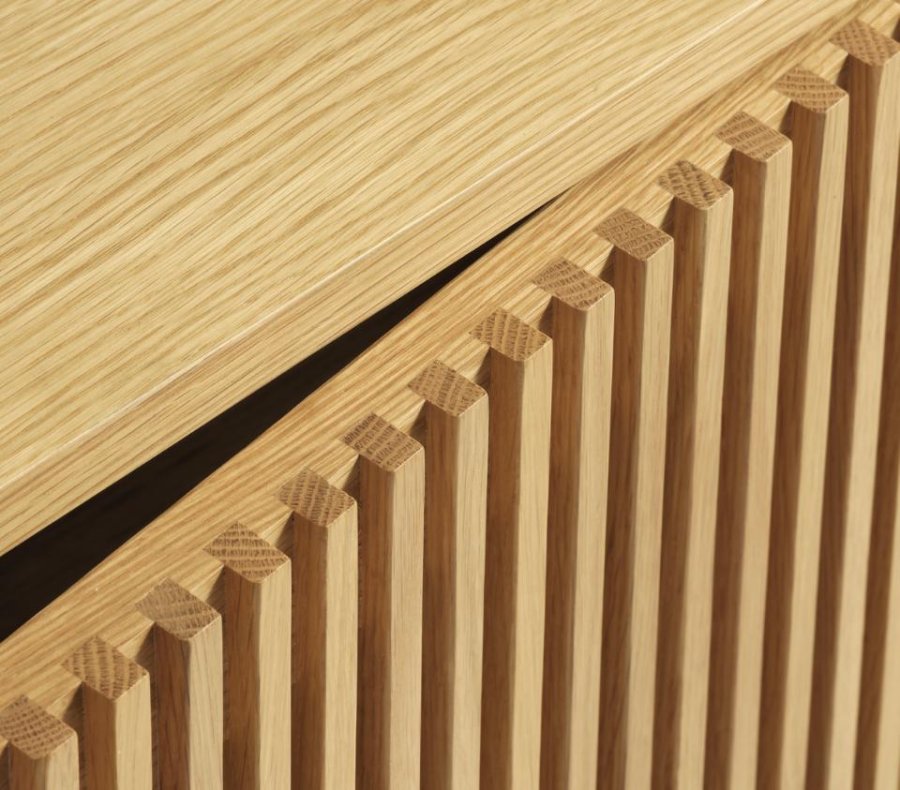 Tiber sk�nk, m. 3 l�ger og 2 hylder - natur egetr�sfin�r