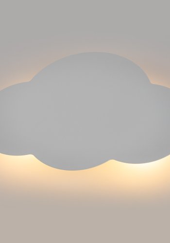 TK Sky barnelampe - hvit metall