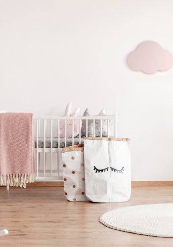 TK Sky barnelampe - rosa metall