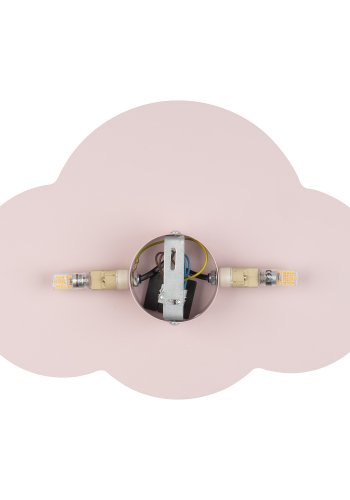 TK Sky barnelampe - rosa metall