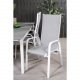 VENTURE DESIGN havest, m. Levels bord, m. udtrk og 6 Copacabana recliner stole - aintwood/alu 