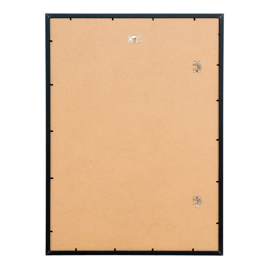 HOUSE NORDIC Marbella rammer - 15 stk. (70x50 cm) - 10 stk. svart, 5 stk. natur - MDF med glassfront