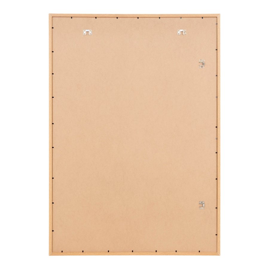 HOUSE NORDIC Marbella rammer - 15 stk. (100x70 cm) - 10 stk. sort, 5 stk. natur - MDF med glassfront