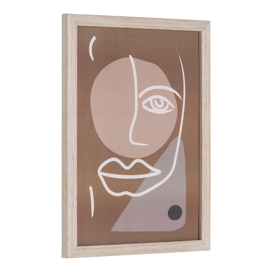 HOUSE NORDIC Madison rammesett, rektangulrt - glass og naturlig MDF (sett med 3)