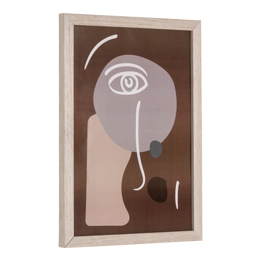 HOUSE NORDIC Madison rammesett, rektangulrt - glass og naturlig MDF (sett med 3)