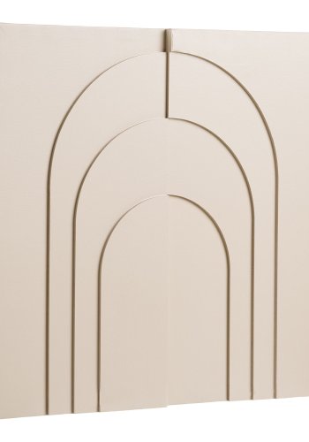 HOUSE NORDIC�Ina v�gdekoration, kvadratisk - beige decorpapir (60x60)