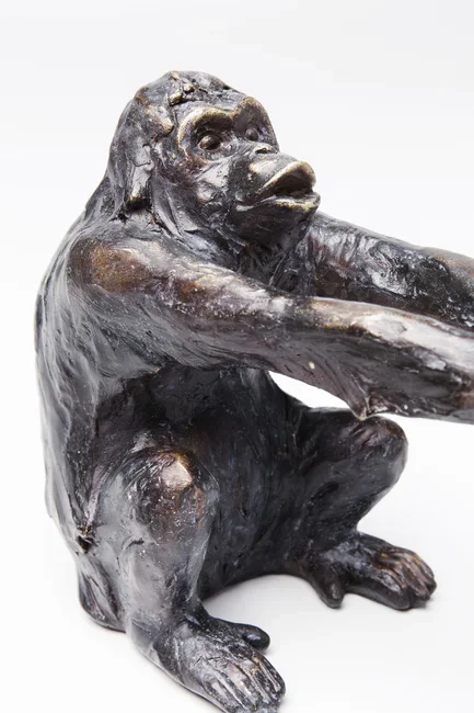 KARE DESIGN Monkey boksttte - svart polyresin (sett med 2)