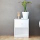 
TVILUM May natbord - hvidt træ, m. 1 skuffe og 1 rum

