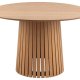 ACT NORDIC Christo matbord, runt - naturlig ekfanér med lamellbotten (120)