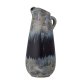 CREATIVE COLLECTION Khumo Vase, Schwarz, Steingut