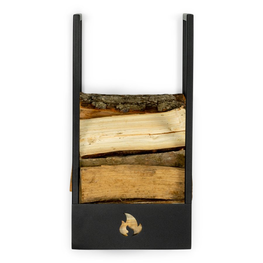 SPINDER DESIGN Lumber Locker S, opbevaring til brnde - sort stl