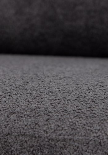 VIND COLLECTION Tillberga x Josefin Lustig lenestol, m. armlener - mrkegr boucléstoff og sort stl