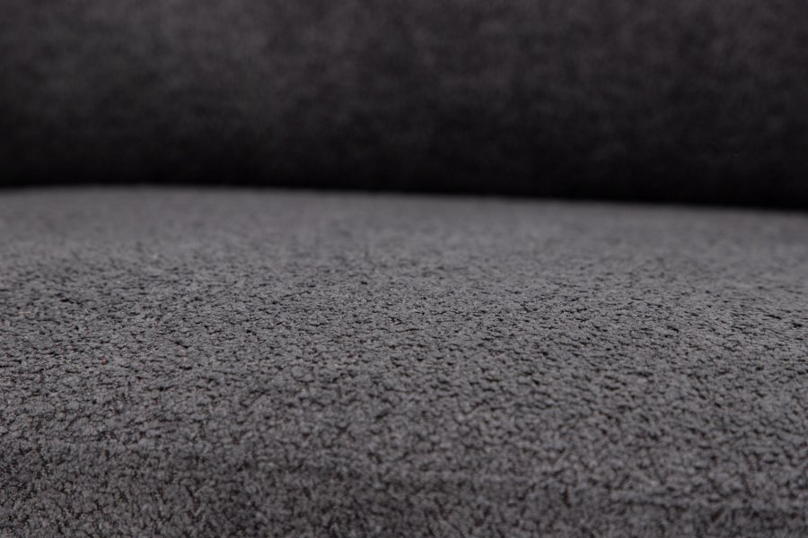 VIND COLLECTION Tillberga x Josefin Lustig lenestol, m. armlener - mrkegr boucléstoff og sort stl