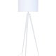 ZUIVER Stativ gulvlampe - hvit metall