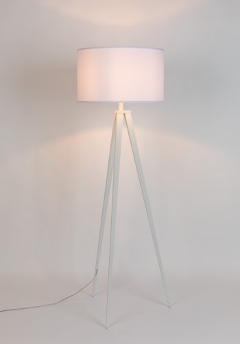 ZUIVER Stativ gulvlampe - hvit metall