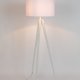 ZUIVER Stativ gulvlampe - hvit metall