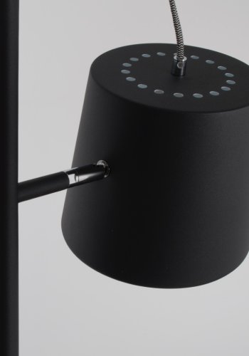 ZUIVER Buckle Head gulvlampe - svart jern