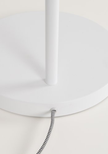 ZUIVER Buckle Head gulvlampe - hvitt jern