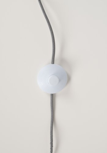 ZUIVER Buckle Head gulvlampe - hvitt jern