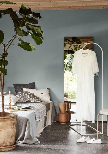 BROSTE COPENHAGEN Karla Tagesdecke, rechteckig – beige Baumwolle (240x260)