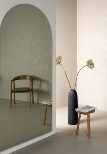 VIND KOLLEKSJON Skeppsvik x Josefin Lustig veggspeil med LED lys - speilglass (210x100)