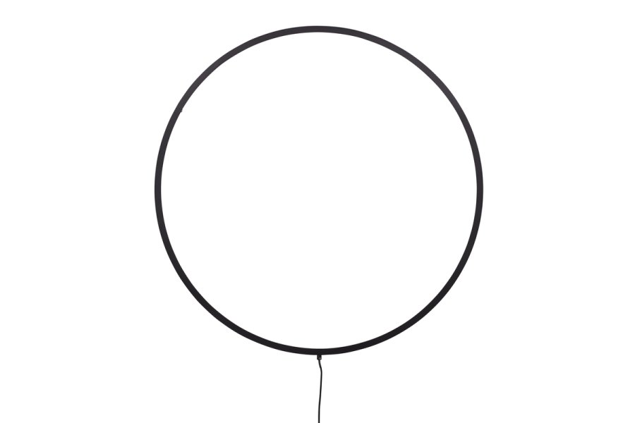 VIND COLLECTION Sörmjöle x Josefin Lustig vegglampe, LED - sort aluminium