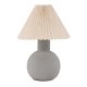 VIND COLLECTION lvsborg bordlampe - gr lin og gr betong
