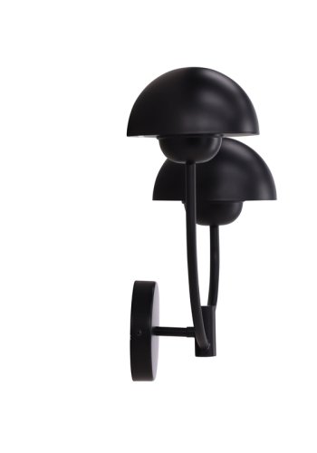 VINN KOLLEKSJON Lyckorna vegglampe - svart jern