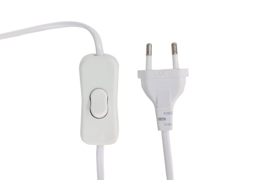 VIND KOLLEKSJON Styrsö bordlampe - hvit lin og gr betong