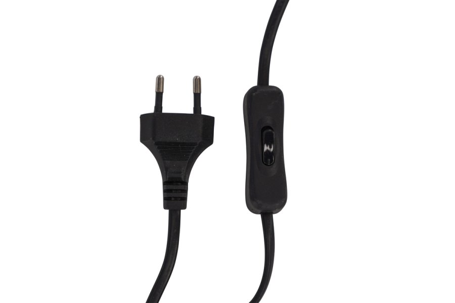 VIND KOLLEKSJON Mysterna bordlampe - beige lin og sort betong