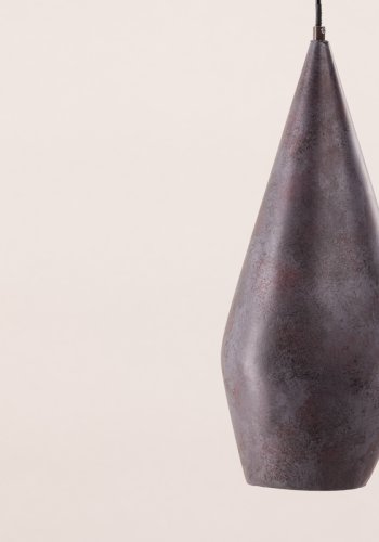 VIND COLLECTION Sandarert taklampe - brun polyresin