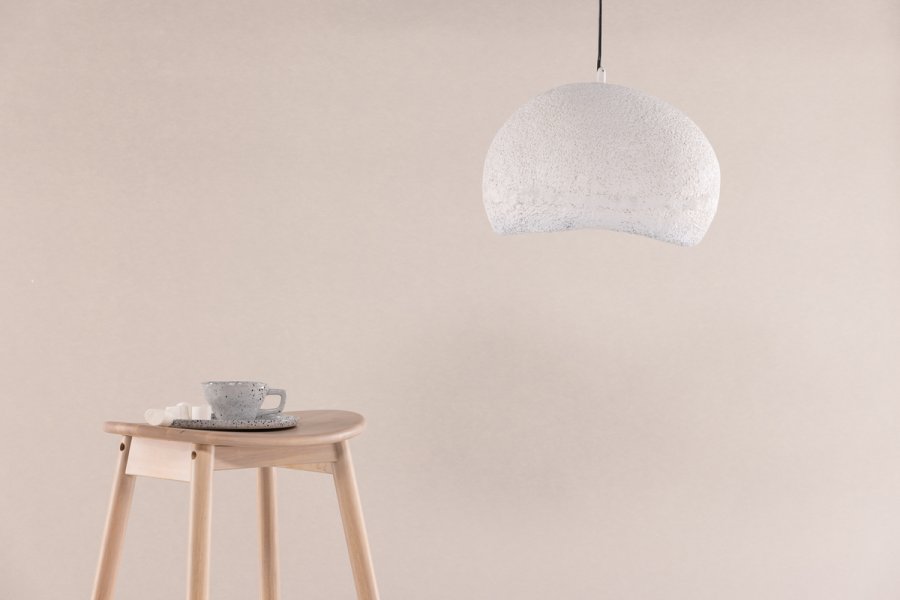 VIND COLLECTION Gilltorp taklampe - hvit polyresin