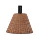 VIND COLLECTION Stala vegglampe - naturrotting og sort jern